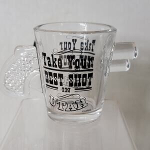 Utah Shot Glass "Take Your Best Shot in Utah"